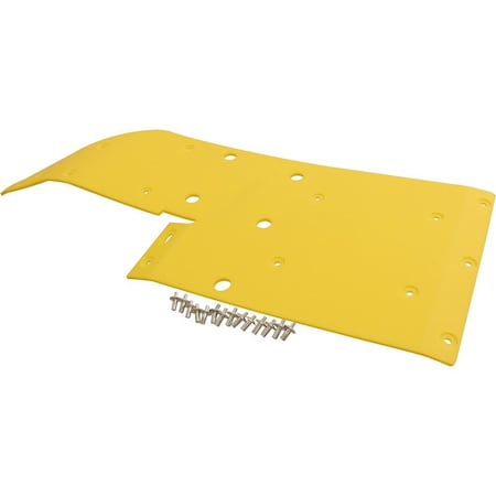 Aftermarket AMH170502 Poly Skid Plate, Left End AMH170502-ABL